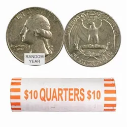U.S. Mint 90% Silver US Coins $10 Face Value Roll
