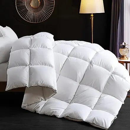 Ubauba King Size Goose Down Duvet Insert w/ 100% Cotton Shell