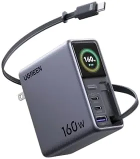 UGREEN Nexode Pro 4-Port up to 160W Charger w/ Cable