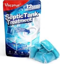 Vacplus Septic Tank Treatment 12-Pack