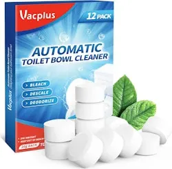 Vacplus Toilet Bowl Cleaner Tablets 12-Pack