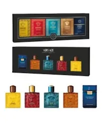 Versace Men's Eros 5-Piece Eau de Parfum Mini Spray Set