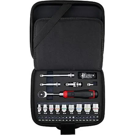 Vessel Cordless Electric Slim Ratchet Set w/ 31 Socket Bits