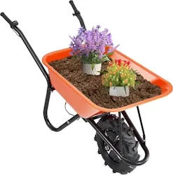 Vevor 5-Cu. Ft. Electric Wheelbarrow