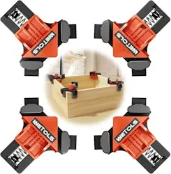 Wetols 90-Degree Corner Clamp Set