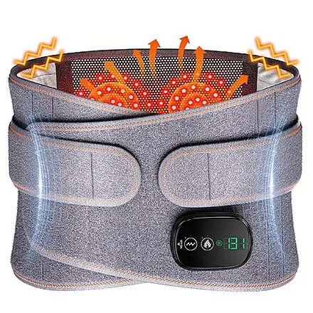 WNH Cordless Lower Back Adjustable Massager w/ Heat, Vibration & Touch Controls