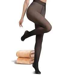 Women's Translucent Fleece Lined Thermal Tights