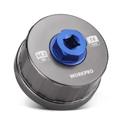 WorkPro 64mm 14-Flute Aluminum Oil Filter Wrench