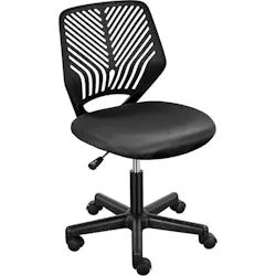 Yaheetech Armless Adjustable Swivel Desk Chair