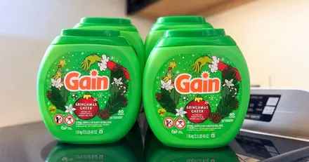 Your Laundry Just Got a Holiday Makeover! Gain Grinchmas Cheer Is on Sale